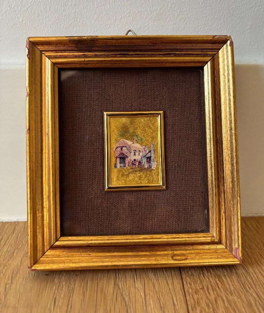 Miniatuur schilderij, Ophalen of Verzenden