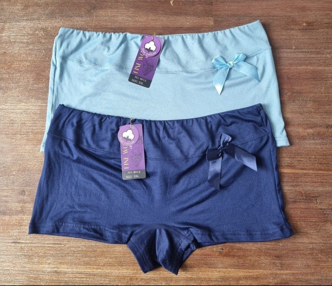 FINE WOMAN 2x Nieuwe Dames Boxershorts - Maat XXL, Fine Woman, Ophalen of Verzenden, Blauw, Broekje of Short