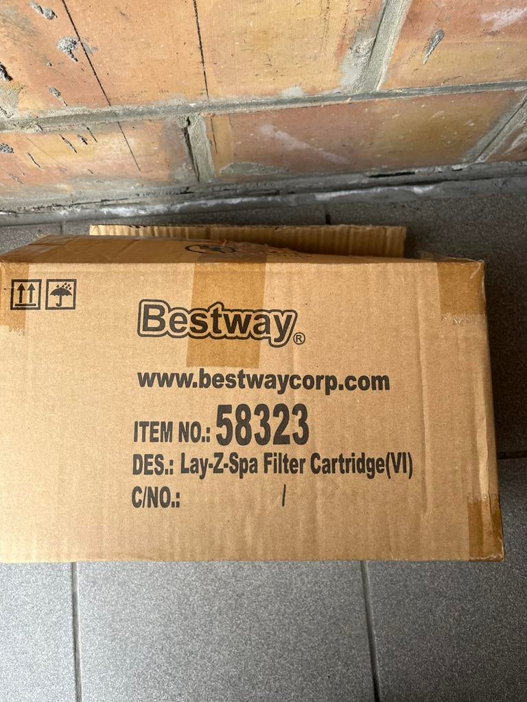 11 onderhoud filtercartridges voor een jacuzzi Bestway LayZ, Enlèvement, Comme neuf