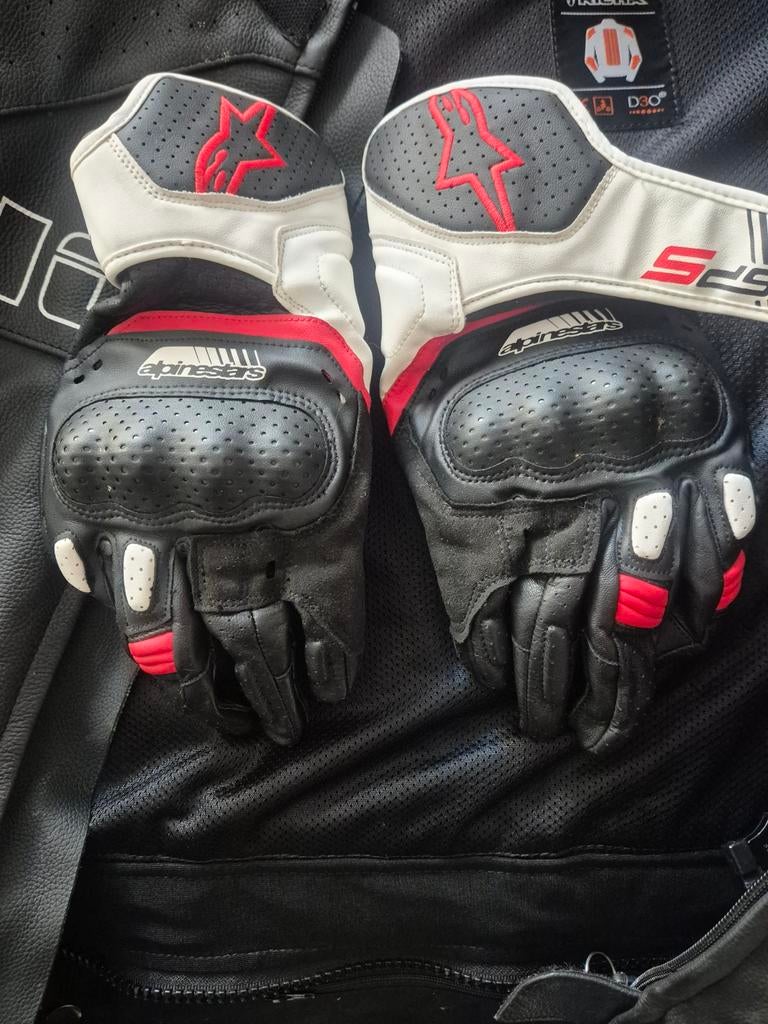 Gants moto alpinestar, Enlèvement, Gants