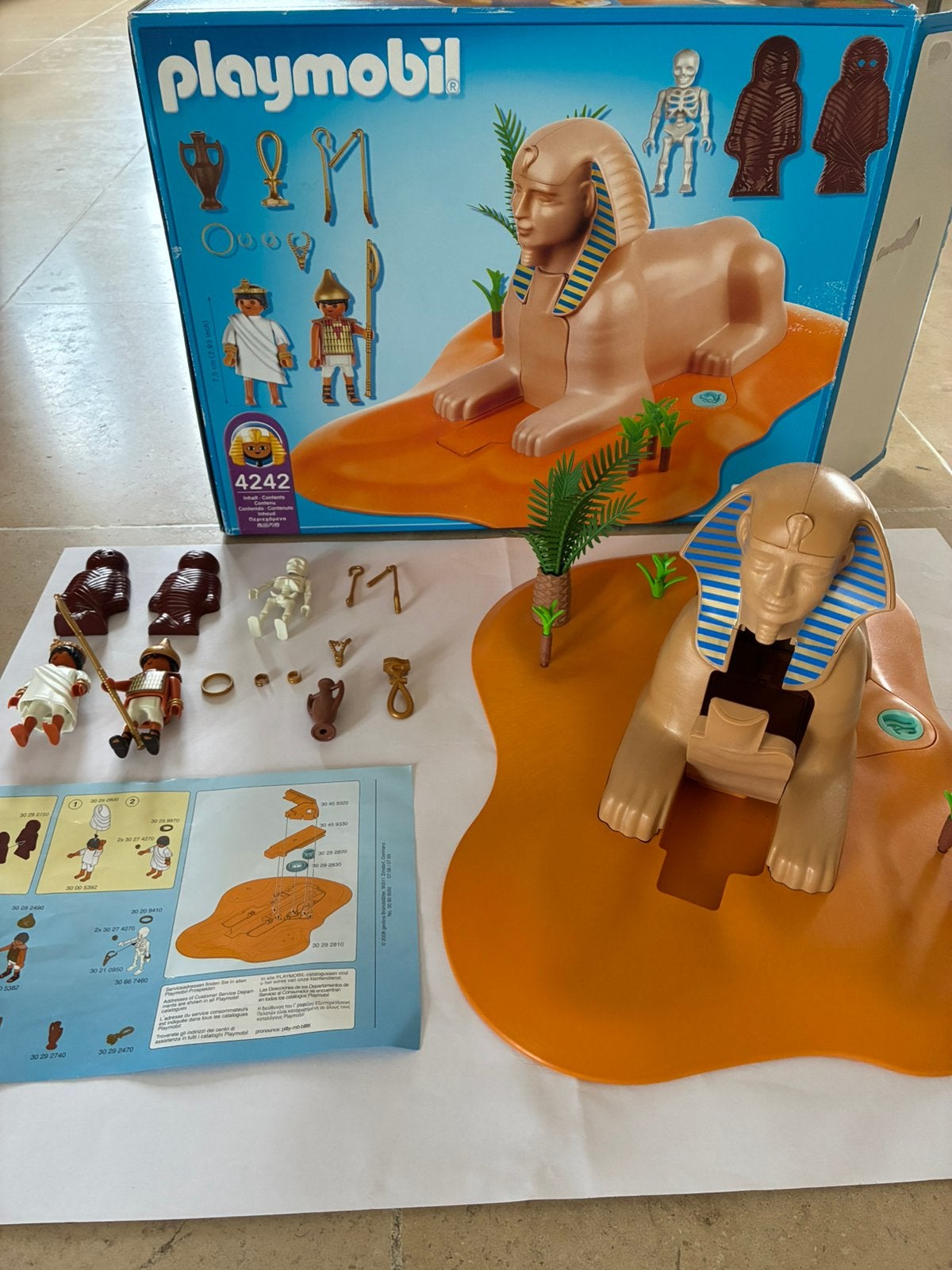 Playmobil sfinx met mummie 4242, Ophalen, Zo goed als nieuw