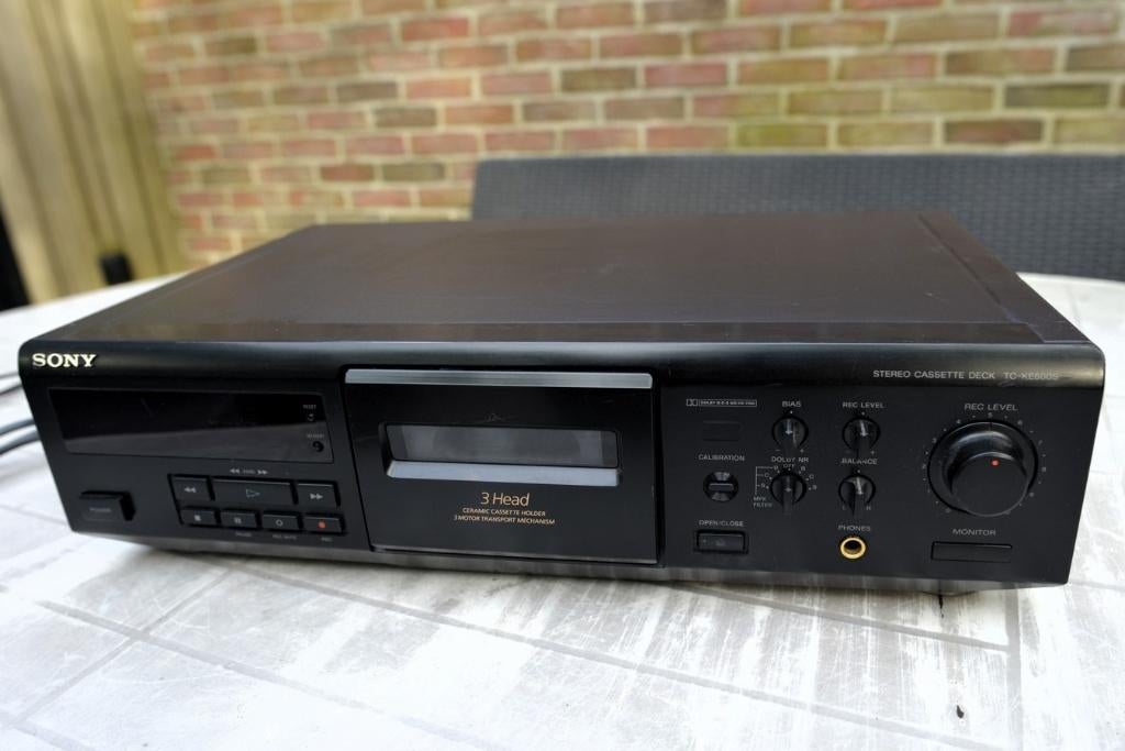 Sony TC-KE600S hoogwaardig cassettedeck met 3 koppen, Ophalen of Verzenden, Enkel, Sony