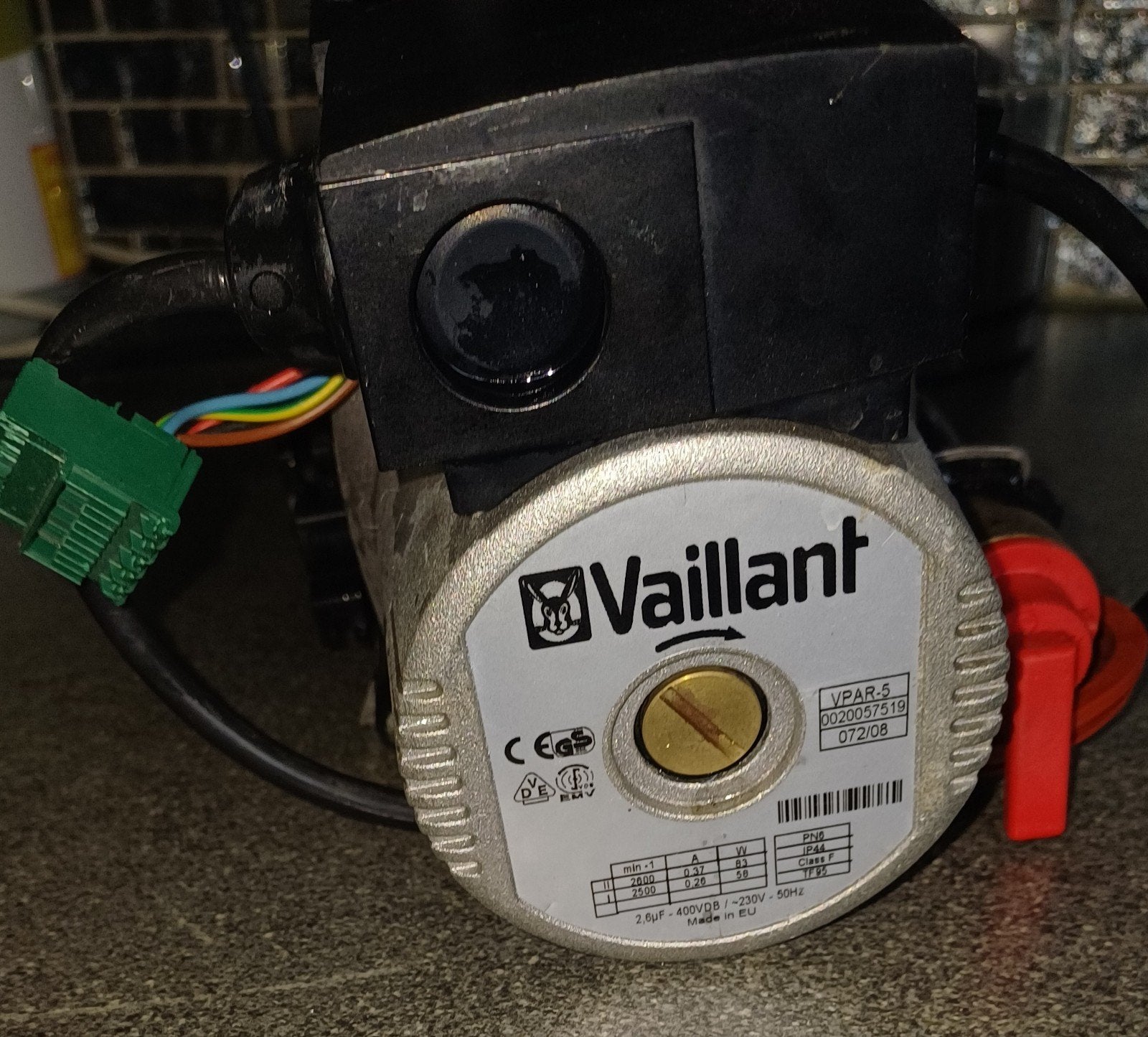 Pompe Vaillant VPAR5 (Connecteur vert 5 fils), Envoi, Utilisé