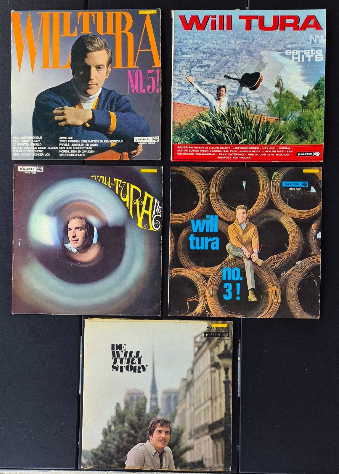 5 vinyl lp s wil turra, Ophalen, LP