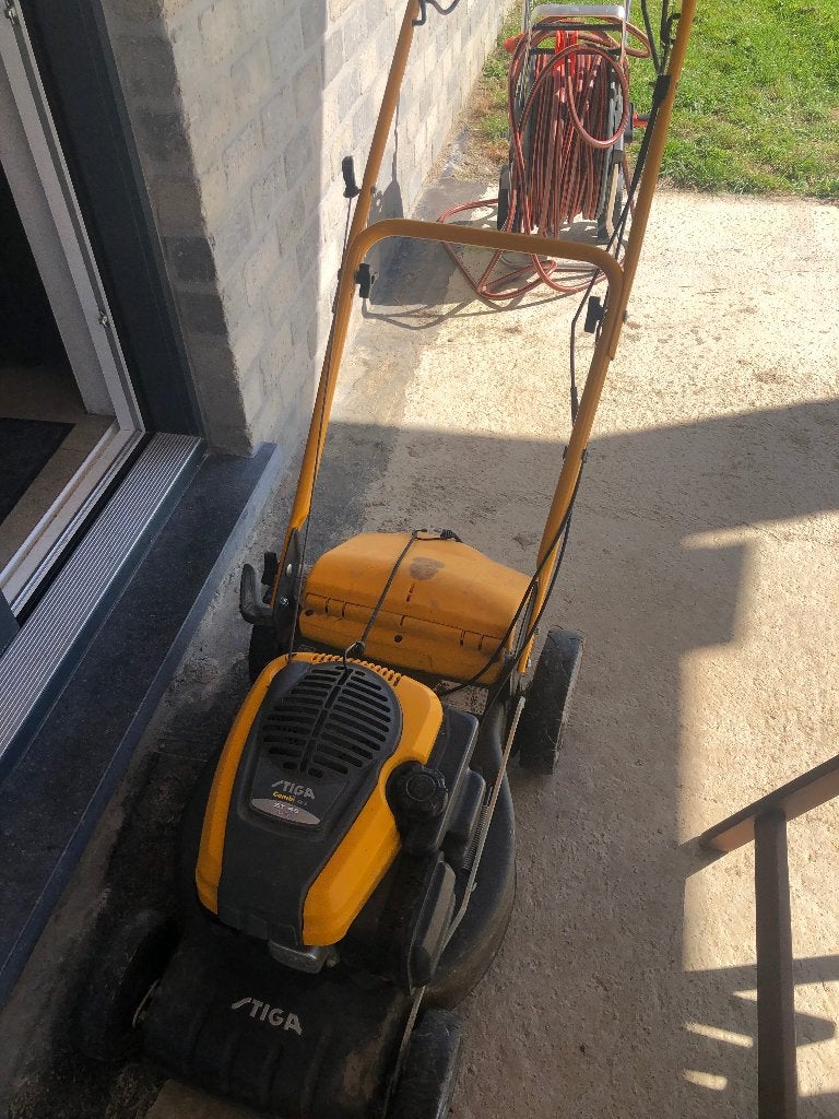 Tondeuse Stiga 48S, Enlèvement ou Envoi, Fonction de mulching, Utilisé, Tondeuses à gazon manuelles