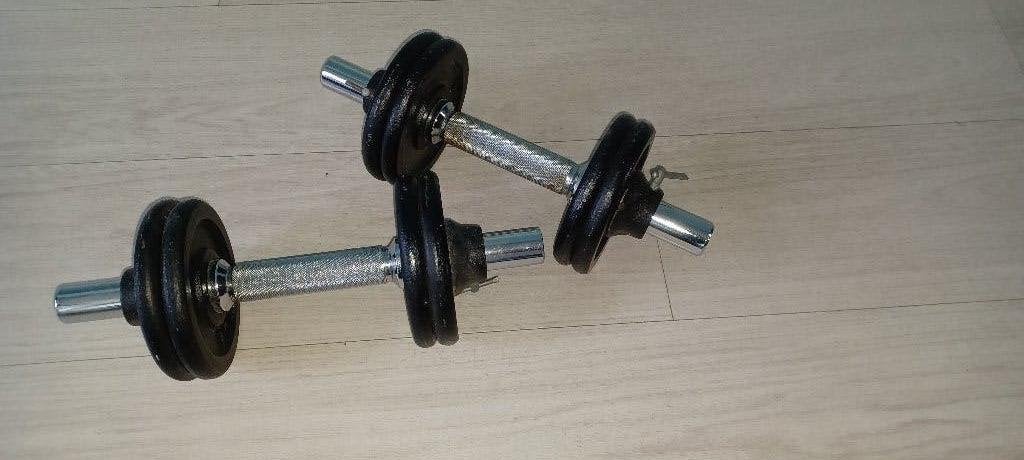 Halterset, Sports & Fitness, Équipement de fitness, Enlèvement, Utilisé, Set d’haltères