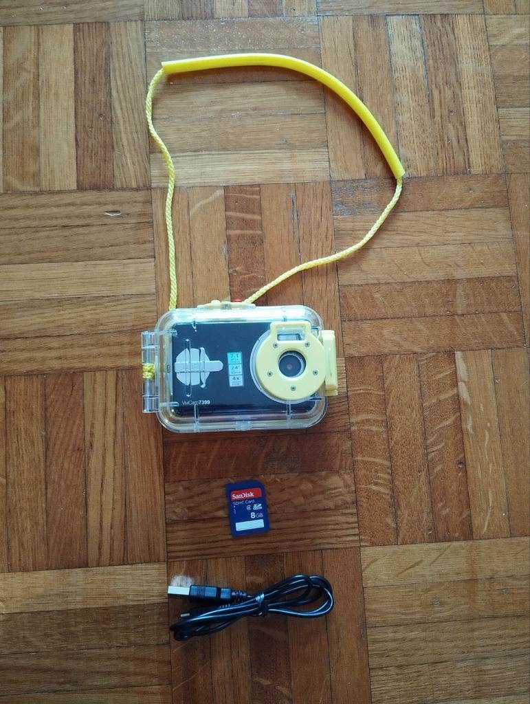 Vivitar fototoestel voor onderwater, Ophalen