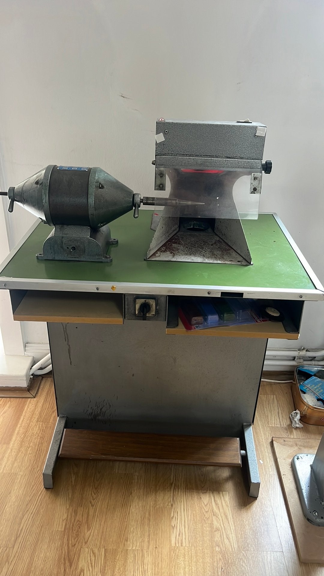 Polijstmachine, Ophalen