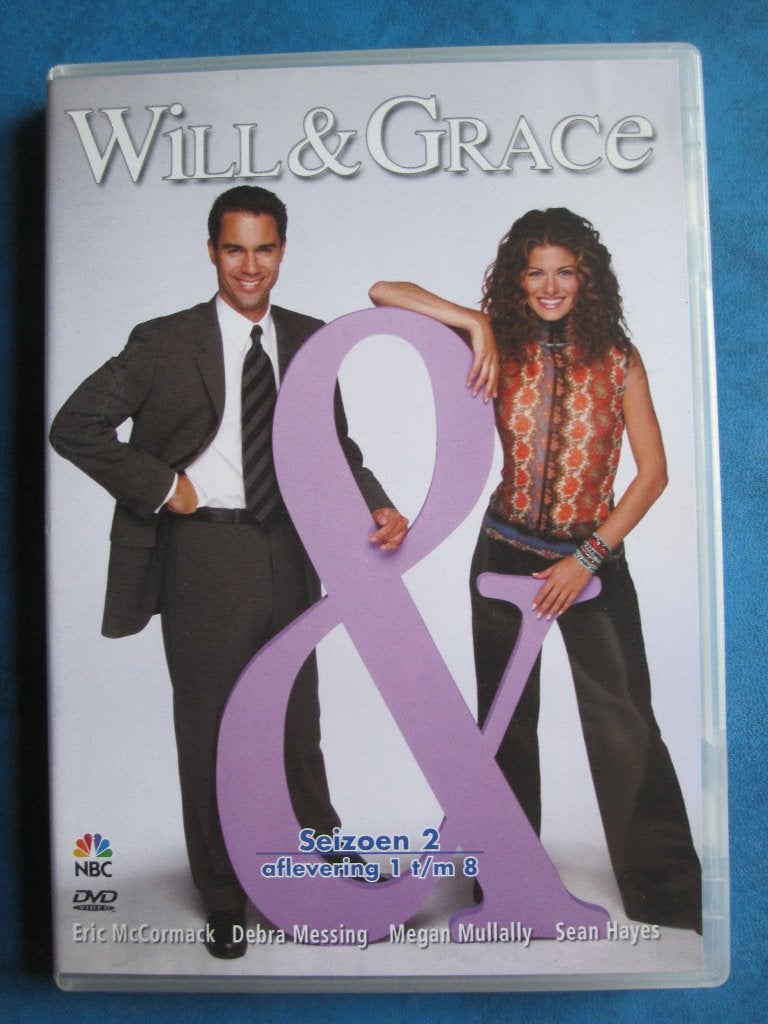 Will & Grace - Seizoen 2 - Aflevering 1 t/m 8 (1999), Alle leeftijden, Ophalen of Verzenden, Zo goed als nieuw, Komedie