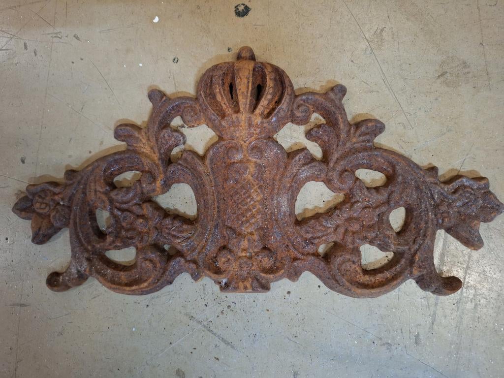Mooi gietijzere ornament, Tuin en Terras, Ophalen