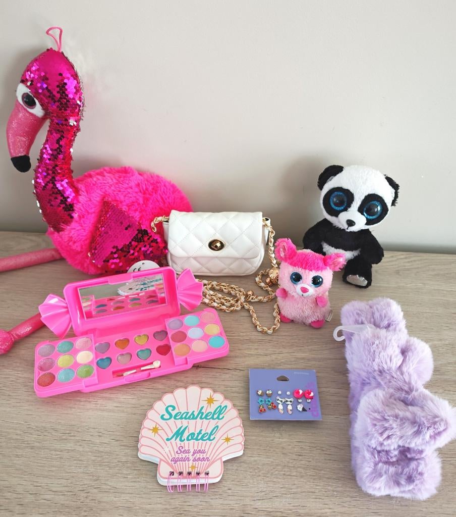 Pakket knuffel make up tasje.., Ophalen of Verzenden