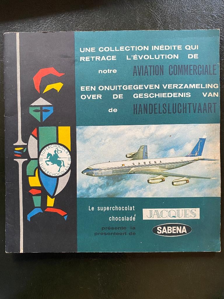 Geschiedenis van de Handelsluchtvaart - Sabena - Jacques, Ophalen of Verzenden, Gelezen, Plaatjesalbum