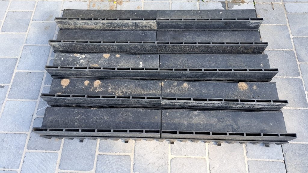 ACO afvoergoot (lijngoot), Ophalen, Gebruikt, Afvoer