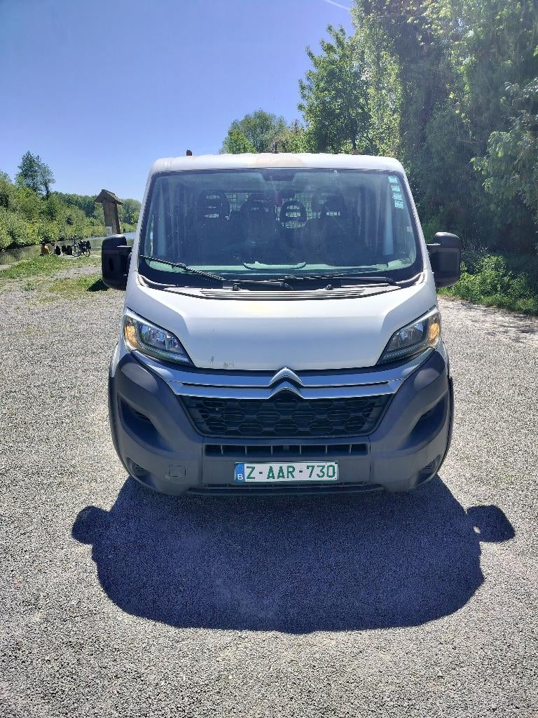 Citroën Jumper Double Cabine !!! Moteur 43.000 km !!!, Autos, 2198 cm³, Euro 5, Achat, Entreprise