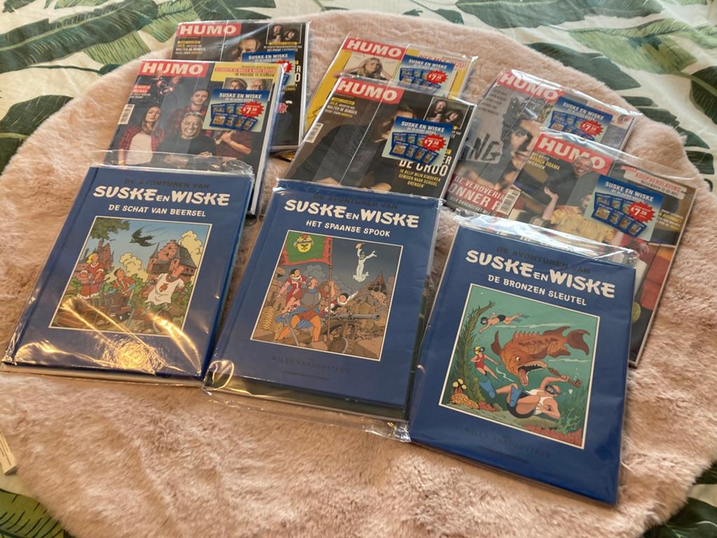 Suske en Wiske strips met Humo, Boeken, Ophalen, Nieuw