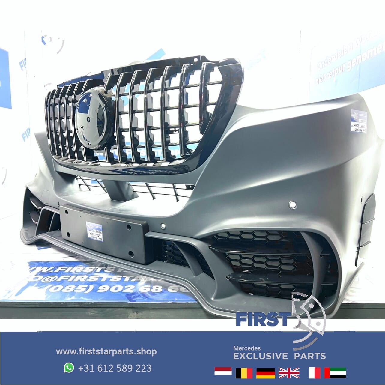 W907 SPORT AMG LOOK BUMPER Mercedes SPRINTER W910 VOORBUMPER, Auto-onderdelen, Gebruikt, -, Voor, Ophalen of Verzenden
