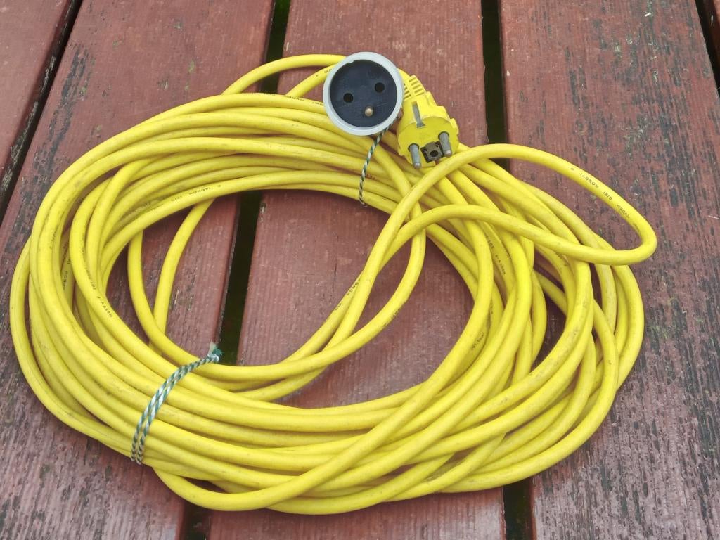 Verlengkabel 3 G 1,5mm² met lengte van 18 m, Ophalen, Gebruikt, Kabel of Snoer