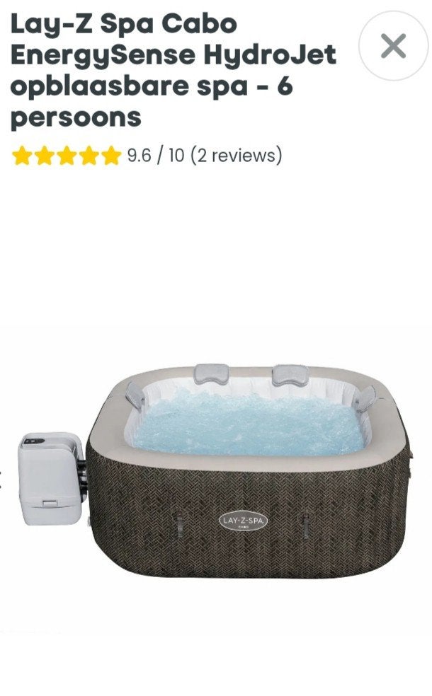 lay z spa Cabo met hydro jets/, Ophalen, Pomp