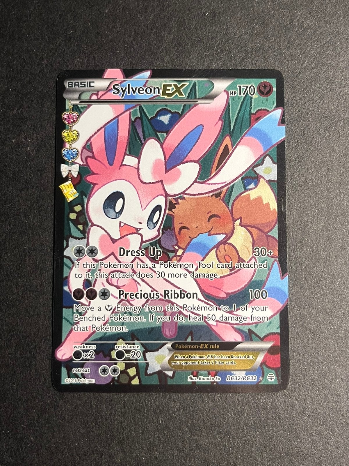 Pokemon Sylveon EX RC32/RC32, Hobby en Vrije tijd, Ophalen of Verzenden, Gebruikt