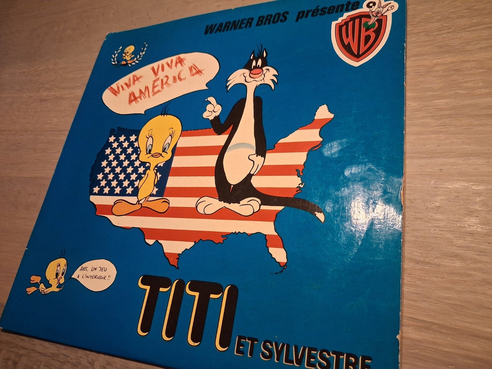 tweety en sylvester lp 'viva viva america', Ophalen of Verzenden, LP