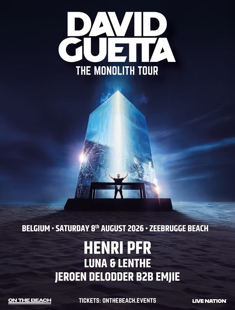 2 tickets pour David Guetta - Zeebrugge, Tickets & Billets, Événements & Festivals, Deux personnes
