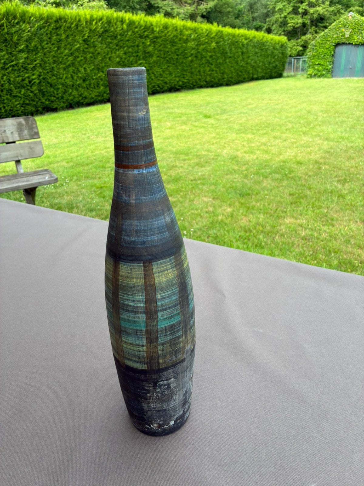 Vase Le Belier Vallauris, Enlèvement, Comme neuf, Poterie ou Porcelaine, Moins de 50 cm