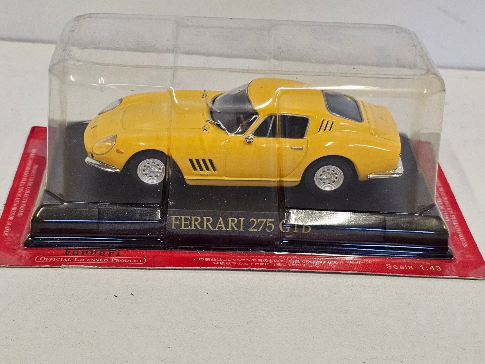 gele Altaya 1:43 Ferrari 275 GTB, Ophalen of Verzenden