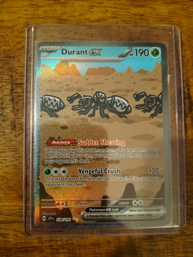 Durant Ex 236/191 Pokémon, Enlèvement ou Envoi, Comme neuf, Cartes en vrac, Foil
