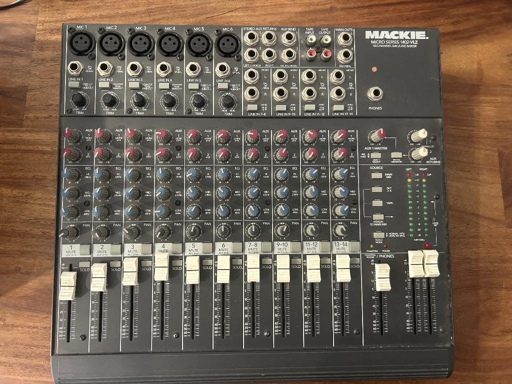 Mackie mengpaneel Micro series 1402-vlz, Musique & Instruments, Enlèvement, Utilisé, 10 à 20 canaux
