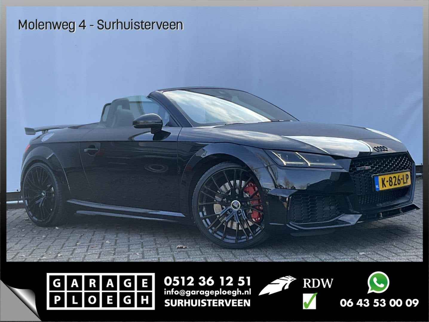 Audi TT RS Roadster TT 2.5 400pk 5-Cil Quattro B&O Camera St, Autos, Entreprise, Cabriolet, Cruise Control, Automatique