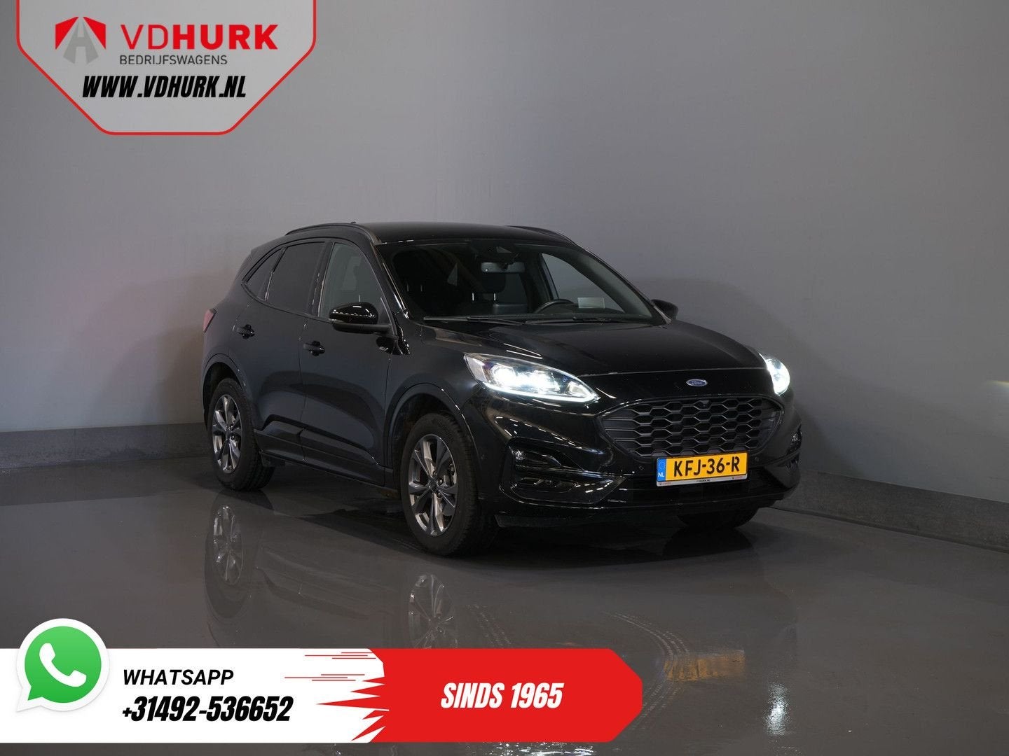 Ford Kuga 2.5 PHEV 225 pk ST-Line LED/ Head-Up/ Adapt.cruise, Autos, Ford, Entreprise, Carnet d'entretien, Automatique, Kuga