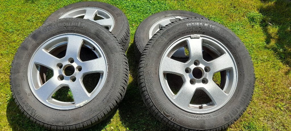 Winterbanden en velgen, Auto-onderdelen, Banden en Velgen, Ophalen, Gebruikt, 15 inch, Velg(en)