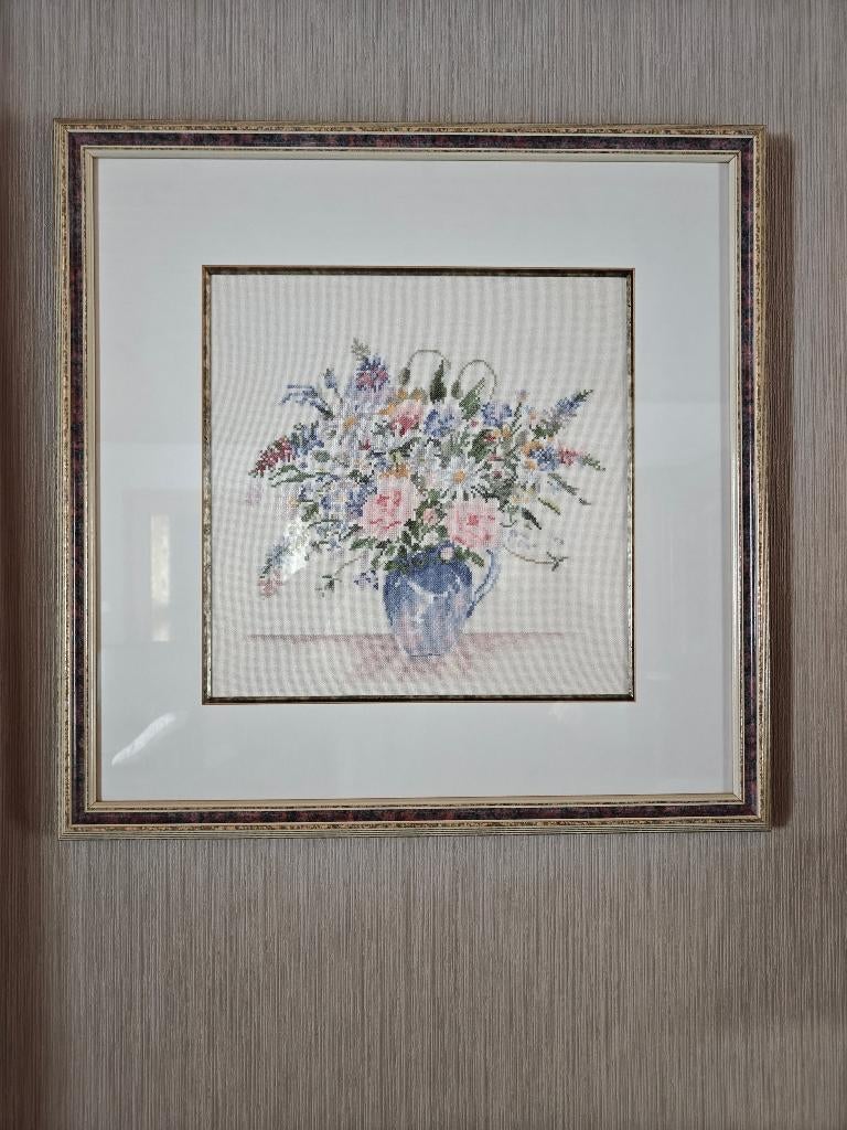 Schilderij kruissteek, Huis en Inrichting, Ophalen, Gebruikt, Schilderij