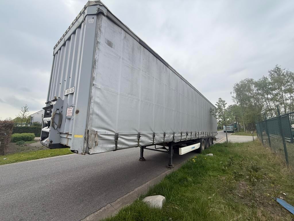 Schijfzeil Trailer Krone, Ophalen
