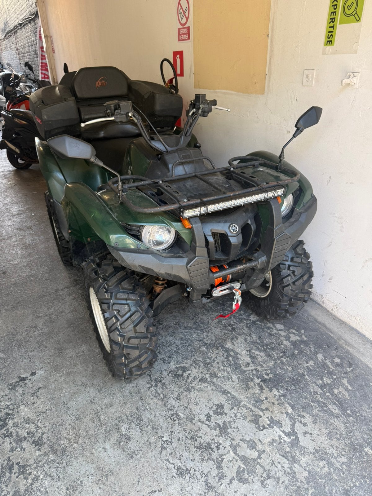 YAMAHA GRIZZLY 700 2007 14500 KM RIJDT VOOR 5950€!, Motoren, 700 cc, 11 kW of minder, 1 cilinder