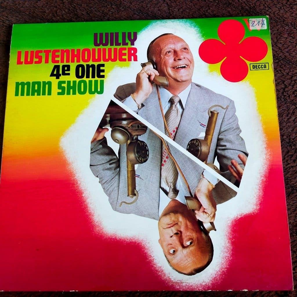 Vinyl 2LP Willy Lustenhouwer 4e one man show Comedy Brugge, Cd's en Dvd's, Vinyl | Nederlandstalig, Ophalen of Verzenden, 12 inch