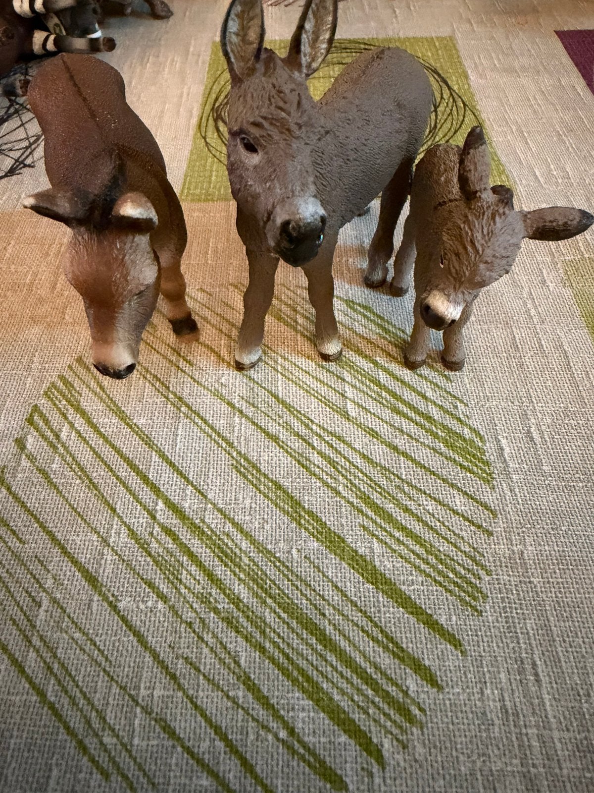 3 ezels schleich, Verzamelen, Ophalen of Verzenden, Zo goed als nieuw