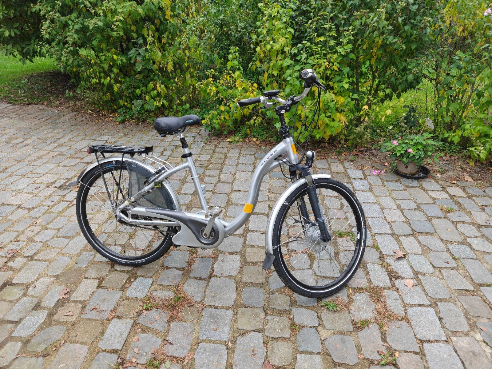 Flyer fiets, Ophalen
