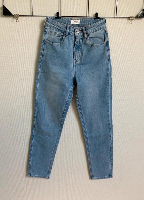 Oraije jeansbroek - maat 34/XS, W27 (confectie 34) of kleiner, Verzenden, Blauw, Gedragen
