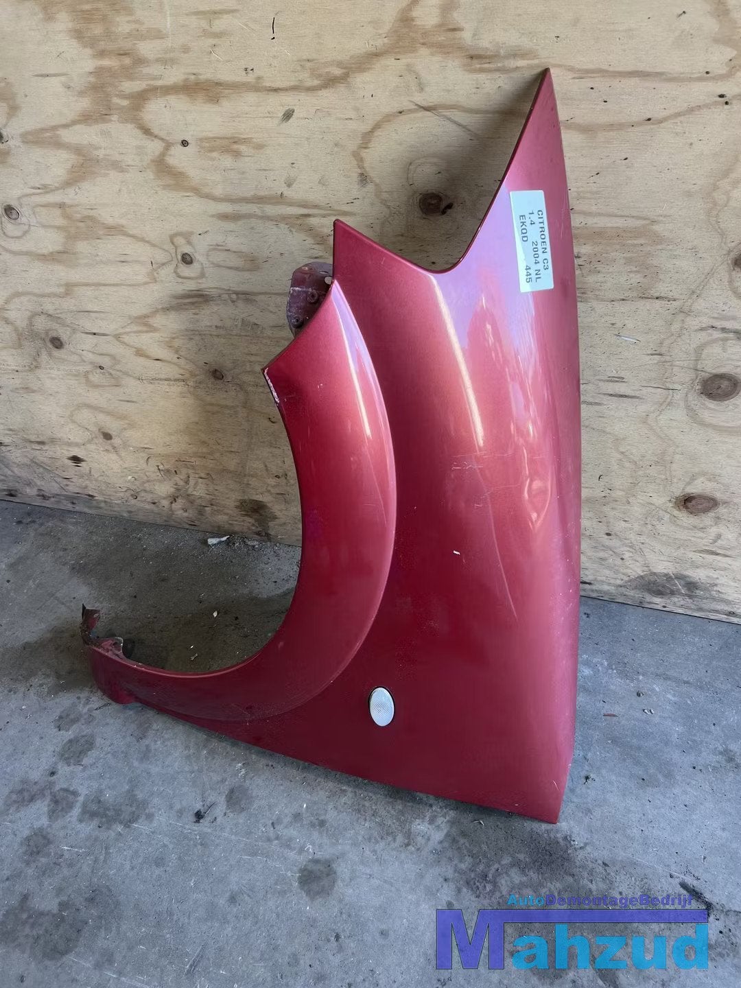 CITROEN C3 1 rood EKQD links voorscherm 2002-2009, Citroën, Stellantis N.V., Utilisé, Avant