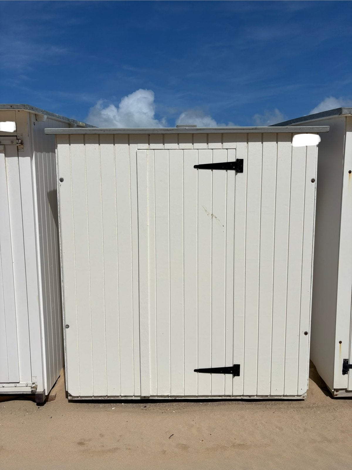 Strandcabine te koop, inclusief uitrusting, Tuin en Terras, Bergingen en Tuinkasten, Gebruikt, Overige typen, Hout, Ophalen