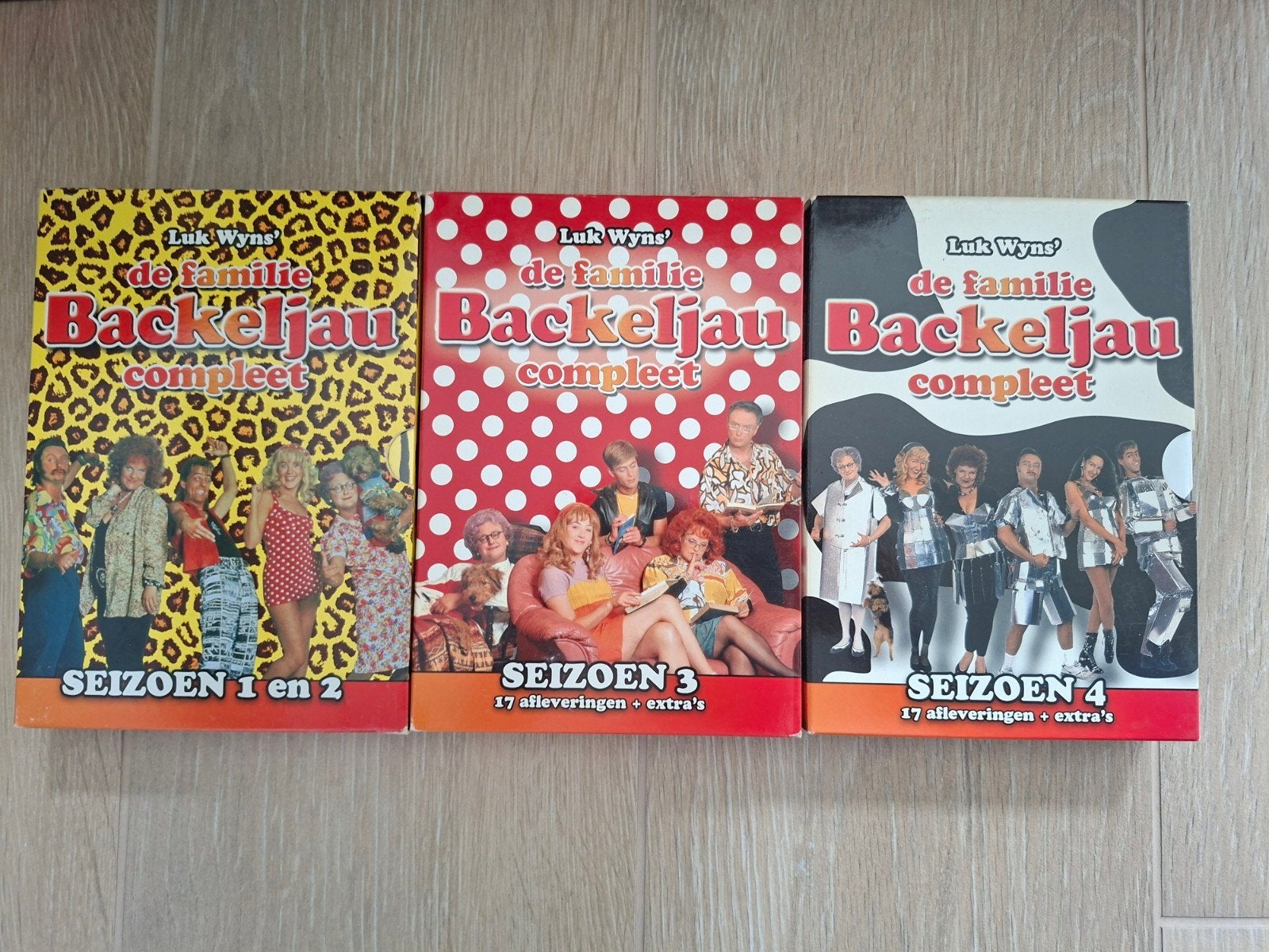 DVD Boxen De Familie Backeljau – Seizoen 1 t/m 4 (Compleet), Cd's en Dvd's, Ophalen, Gebruikt, Vanaf 9 jaar, Nederlands