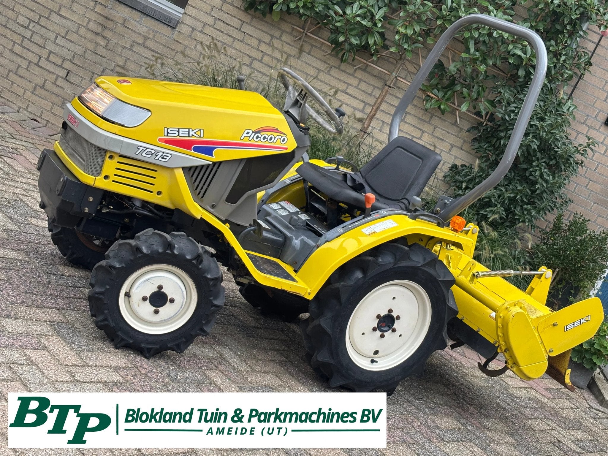 Iseki TC13 Minitractor incl. Freesmachine frees diesel tract