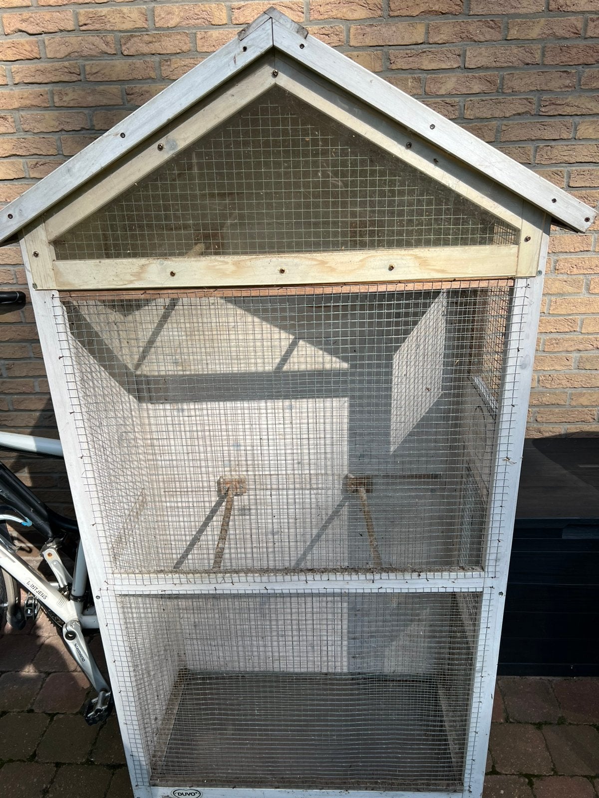 Houten vogelkooi, Ophalen, Gebruikt, Hout, Vogelkooi