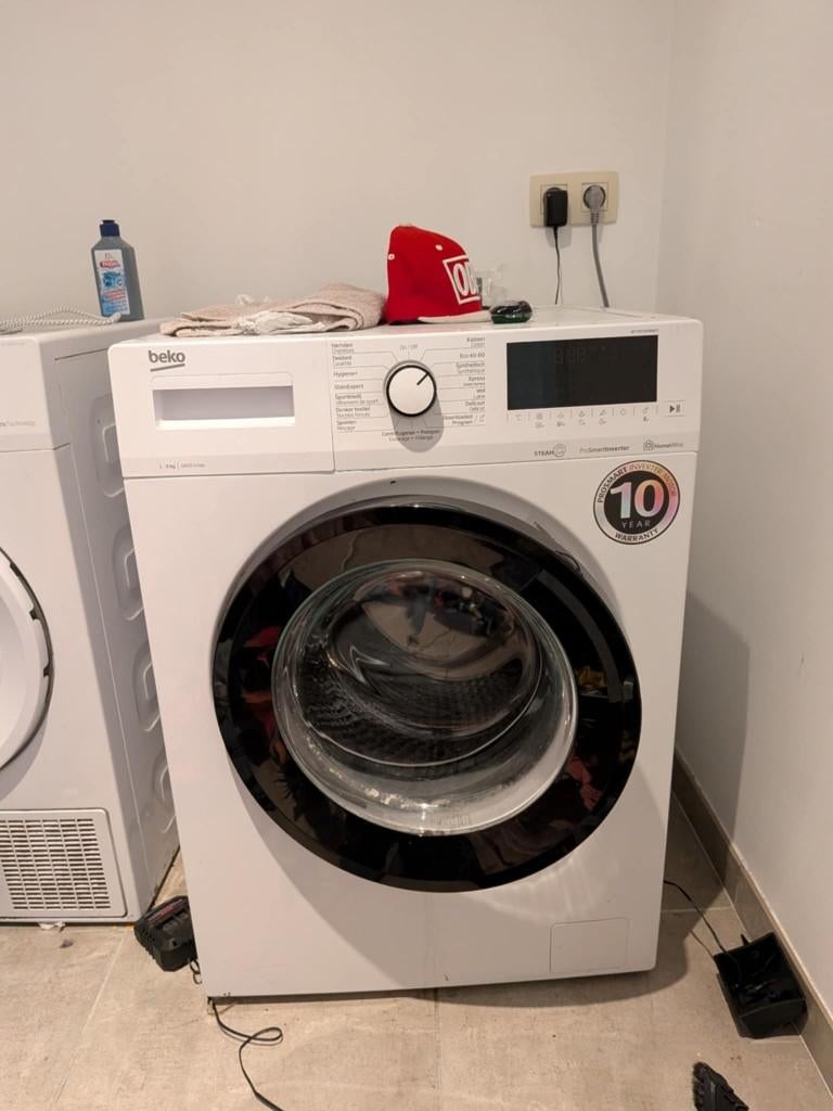 droogkast wasmachine, Ophalen, 8 tot 10 kg, Zo goed als nieuw, Voorlader