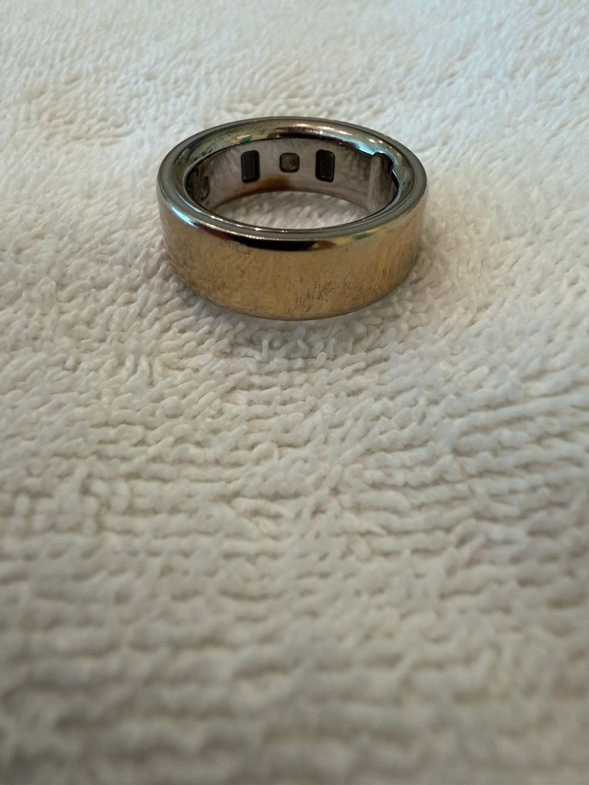 Oura ring 4 goudkleurig maat 8, Verzenden, Zo goed als nieuw