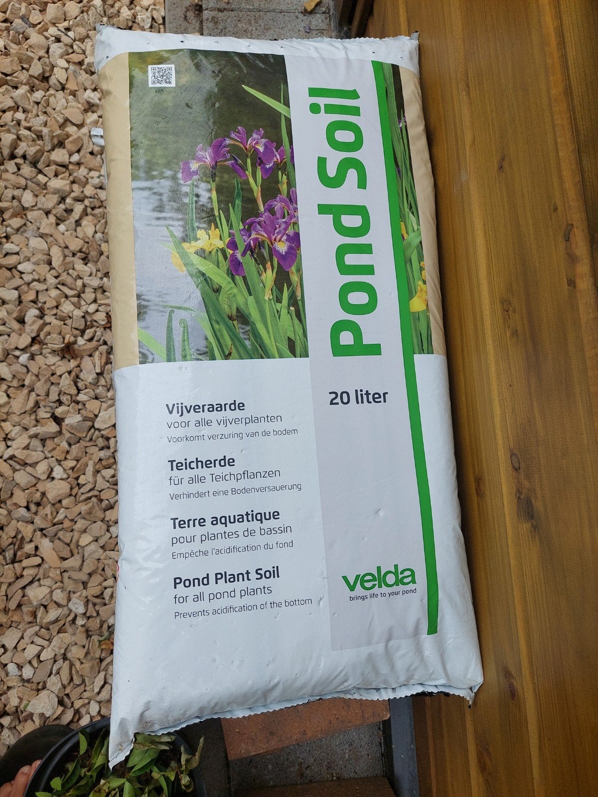 Terre de bassin Velda 20 litres 4 sacs, Jardin & Terrasse, Enlèvement, Neuf