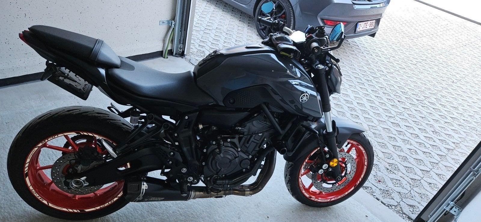 yamaha mt07, Motoren, Ophalen