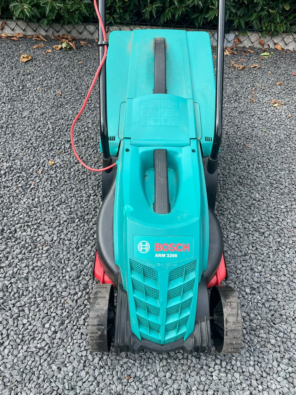 Bosch elektrische grasmaaier te koop, Ophalen, Cirkelmaaier, Gebruikt, Elektrische grasmaaier