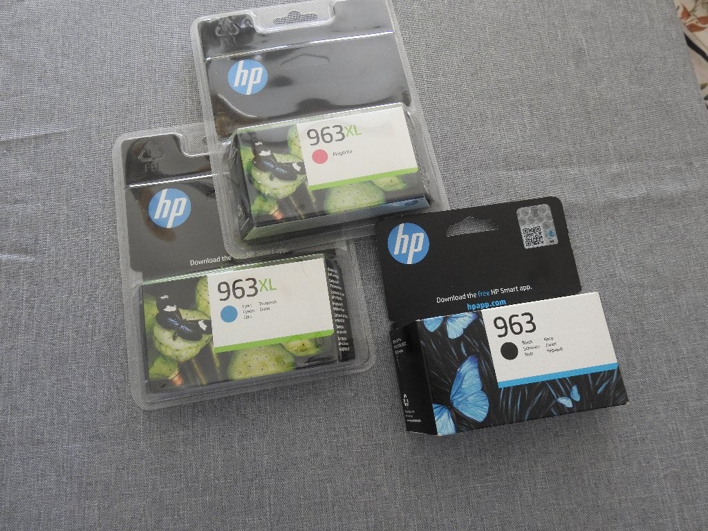 3 x cartridge voor HP, ongebruikt, Ophalen, Nieuw, Cartridge, HP ORIGINAL